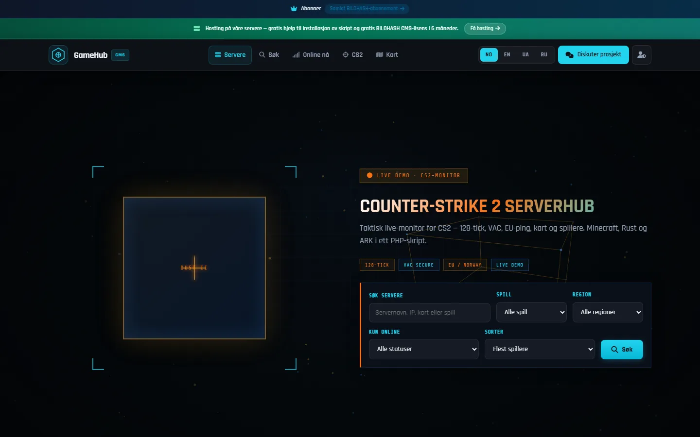 GameHub CMS