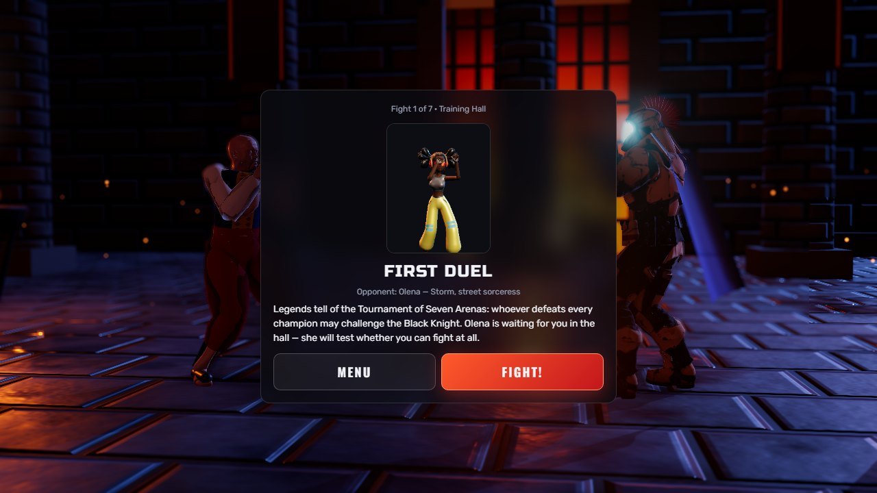 Duel 3D — Die Kampagne: sieben Stufen mit einer Geschichte