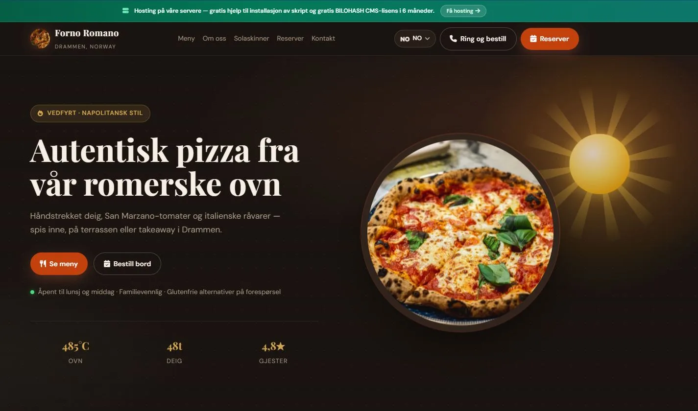 Homepage hero