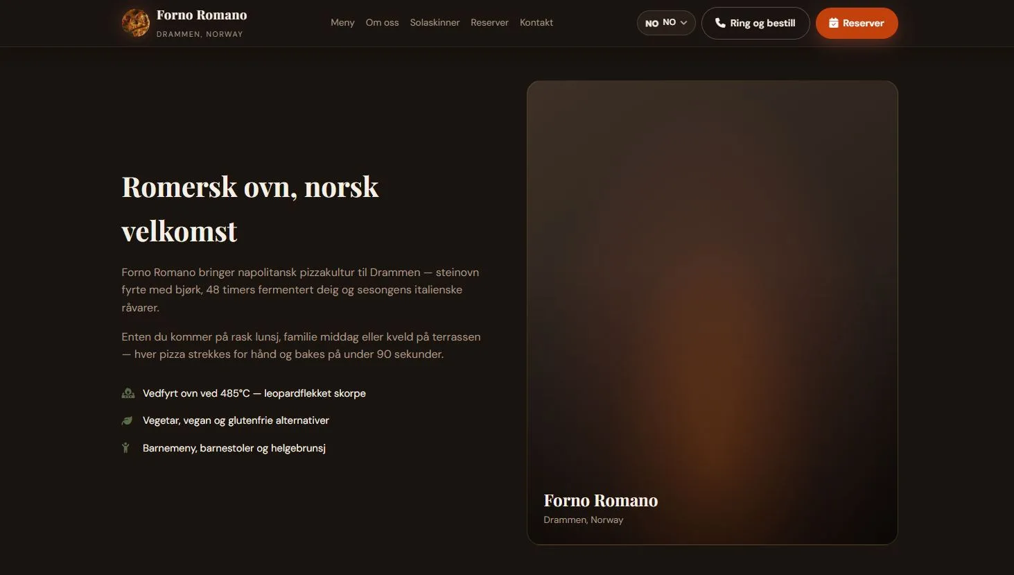 About / story section